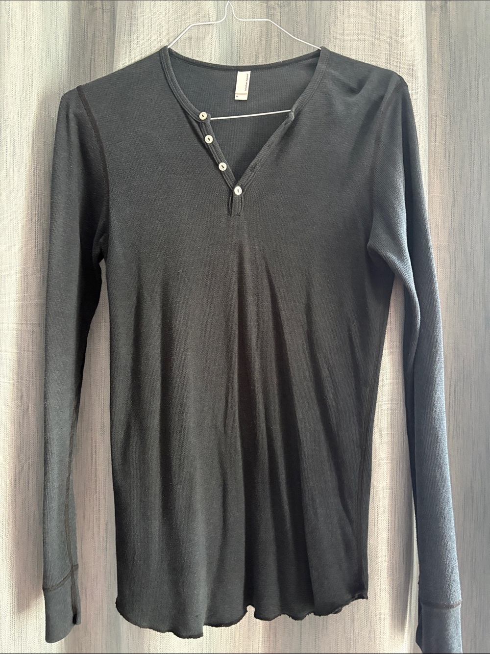 Long Sleeve Black American Apparel men’s Top